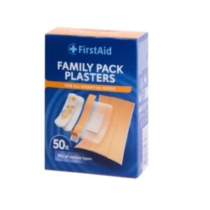Set de ipsos cu FIRST AID Family Box 50pcs.